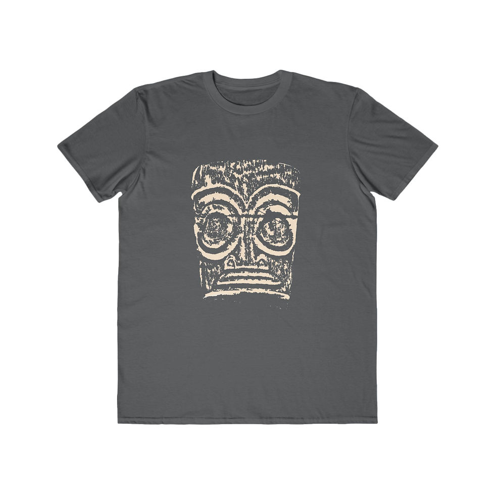 Thumbnail: TIKI - US Shop - Men's Lightweight Fashion Tee, yellow print