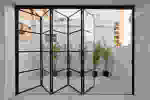 Steel-framed doors bi-fold doors