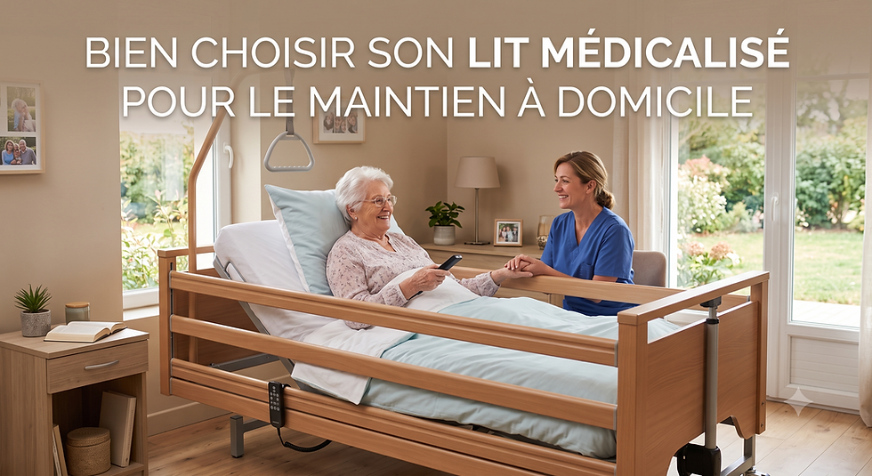 Bien choisir son lit médicalisé pour le maintien à domicile