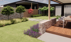 landscape courtyard