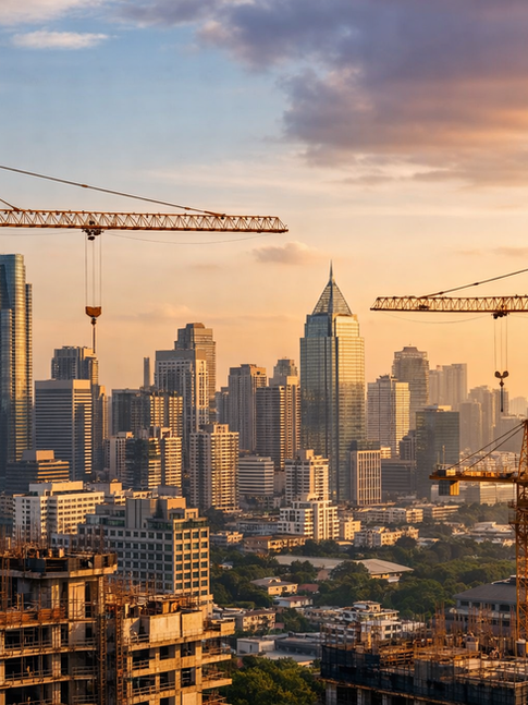 Crescimento urbano e novos projetos imobiliários refletem a retomada do setor e a expectativa de um novo ciclo de valorização no Brasil.