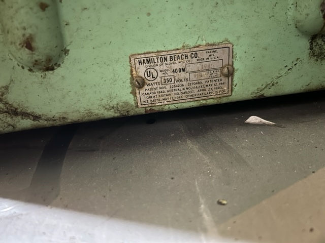 Thumbnail: Hamilton beach vintage shake blender