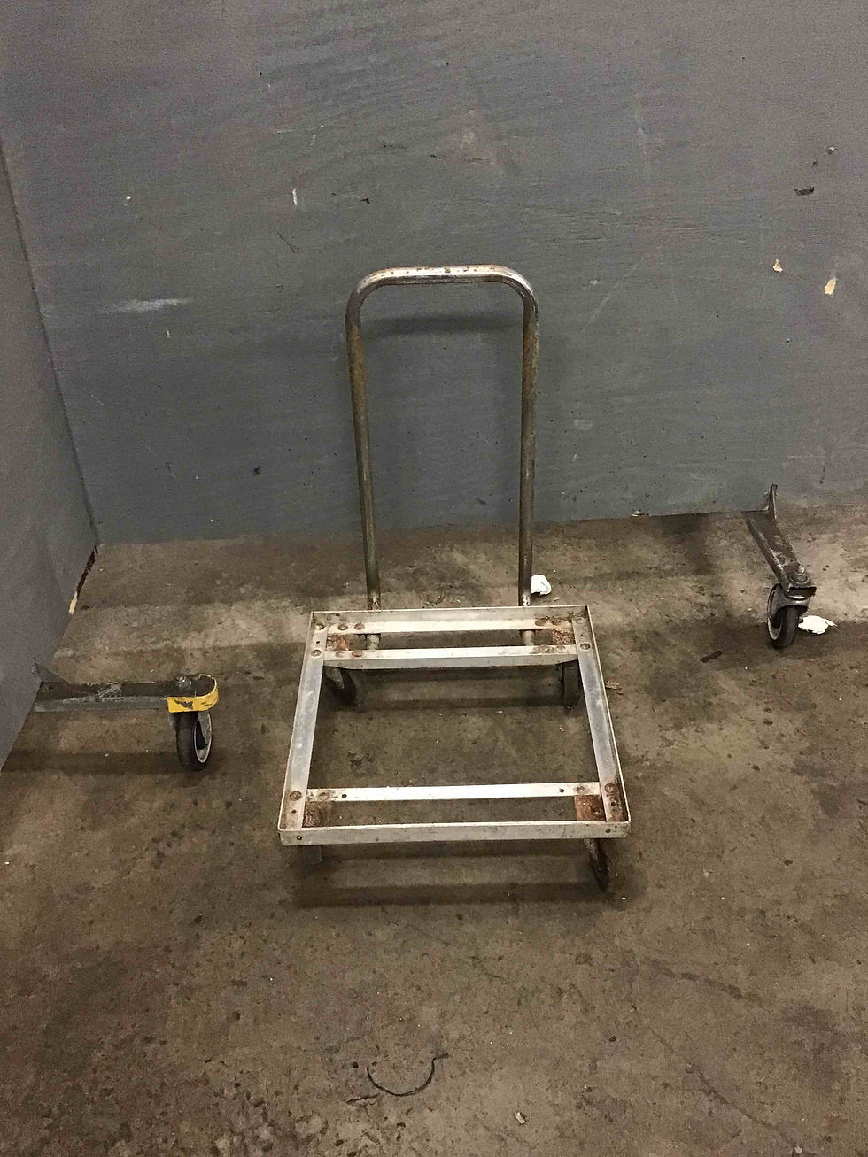 Thumbnail: Lot of 2 dish rack carts - both for $99