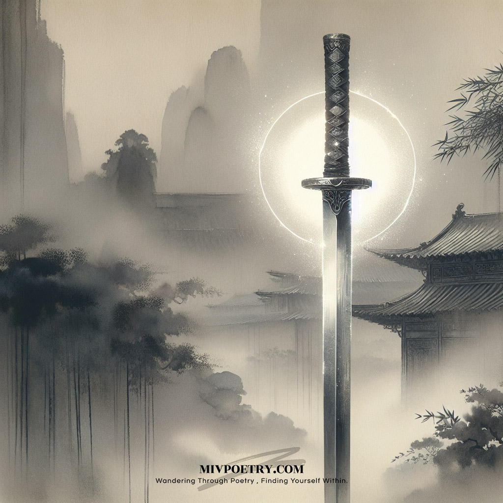 十年磨一剑
霜刃未曾试
今日把示君
谁有不平事