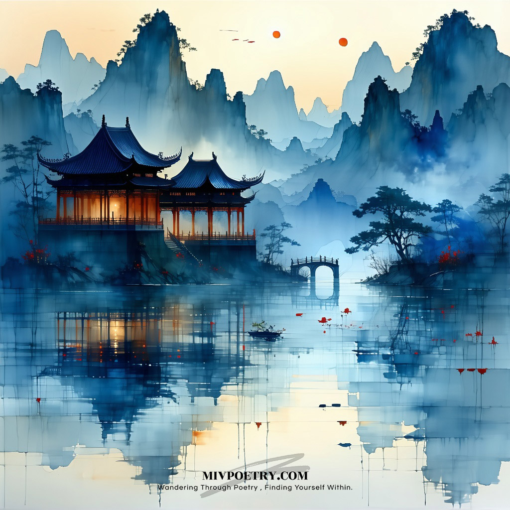 吴歌楚舞欢未毕
青山欲衔半边日