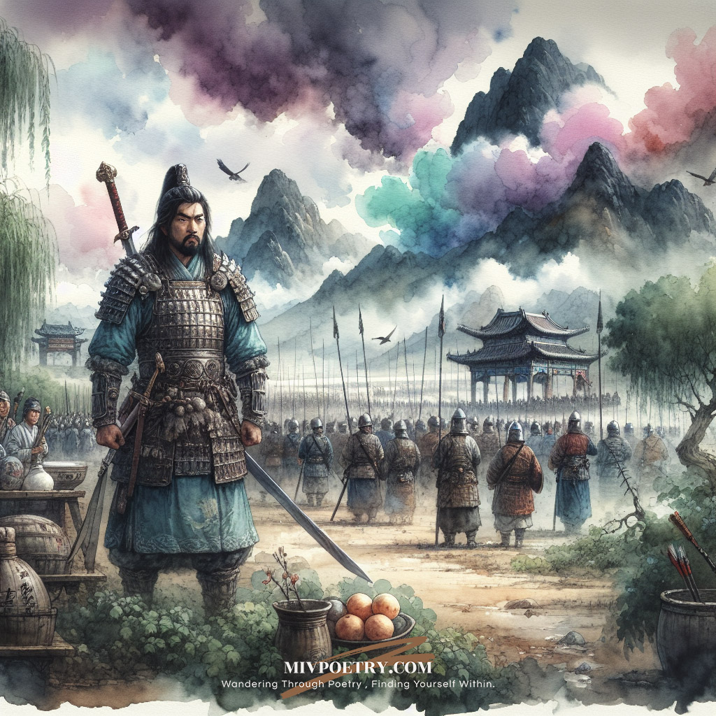 一身转战三千里
一剑曾当百万师