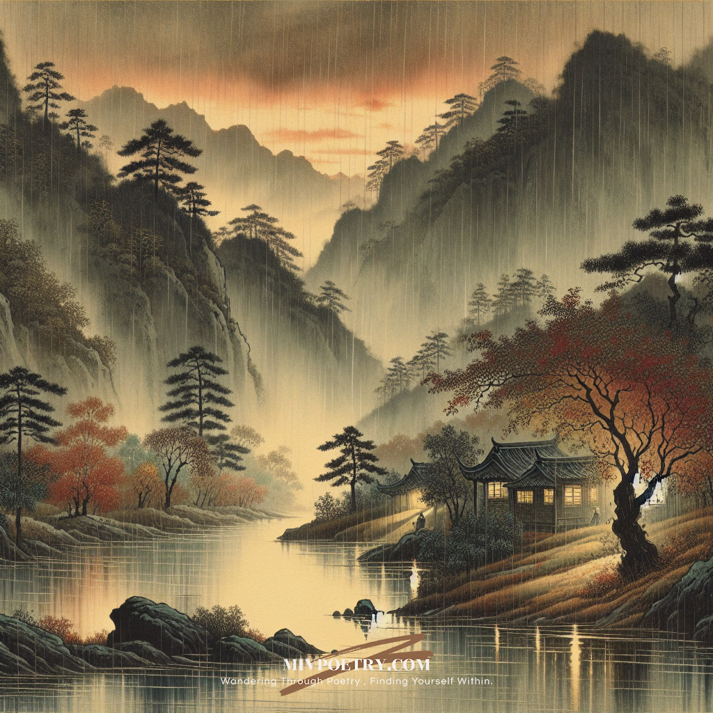 君问归期未有期
巴山夜雨涨秋池
何当共剪西窗烛
却话巴山夜雨时