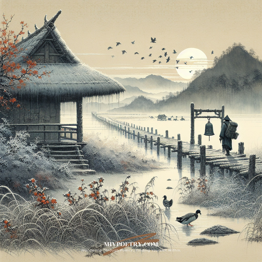 鸡声茅店月
人迹板桥霜