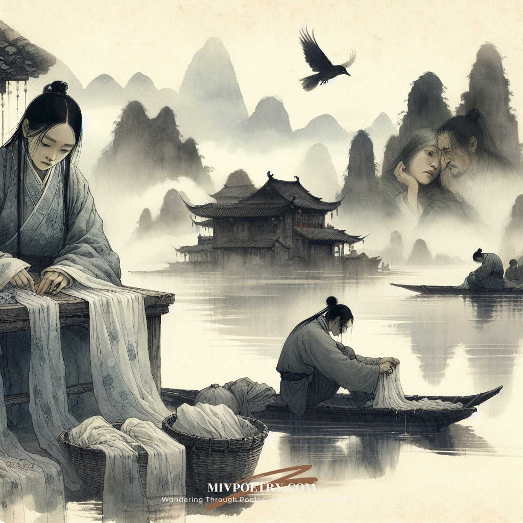 孔雀东飞何处栖
庐江小吏仲卿妻
为客裁缝君自见
城乌独宿夜空啼