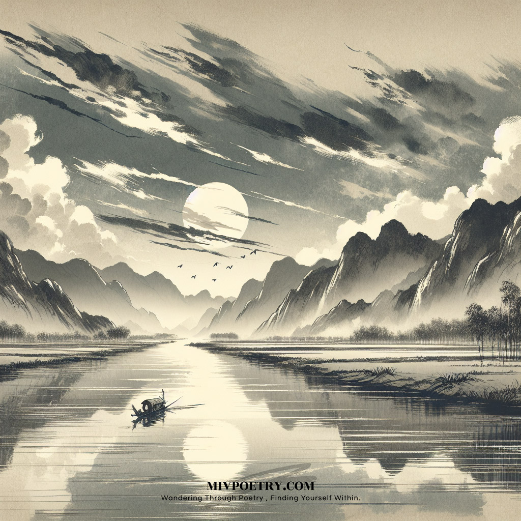 山随平野尽
江入大荒流