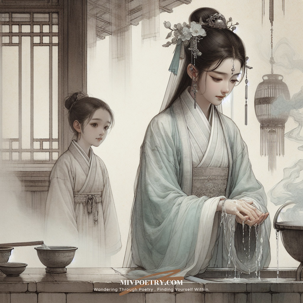 三日入厨下
洗手作羹汤
未谙姑食性
先遣小姑尝