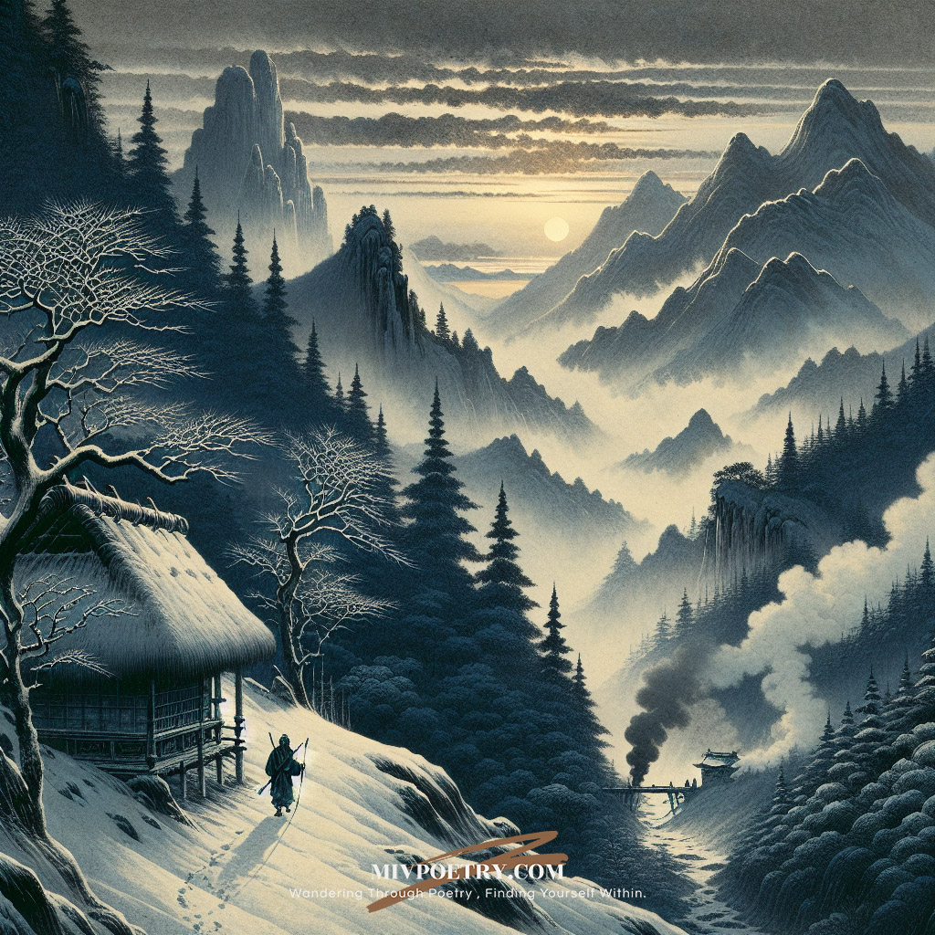 倚杖望晴雪
溪云几万重