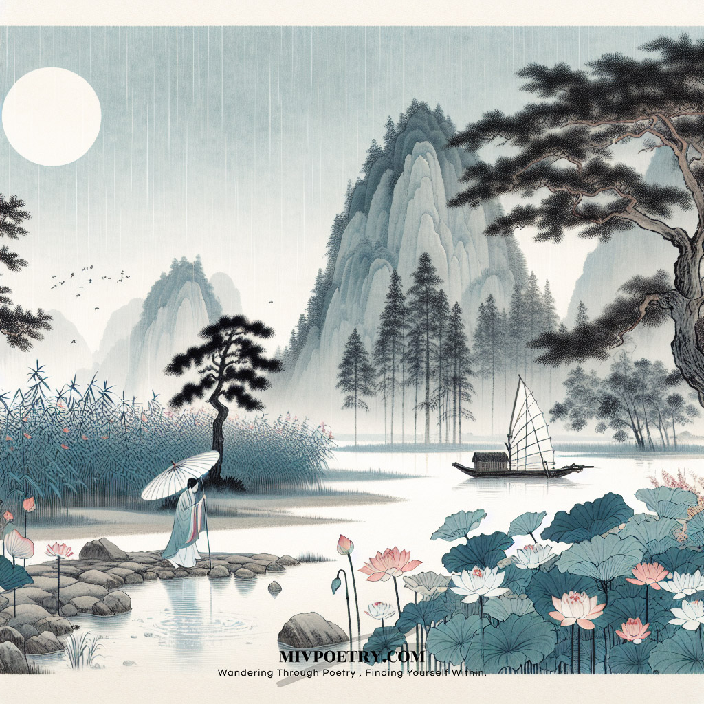 明月松间照
清泉石上流