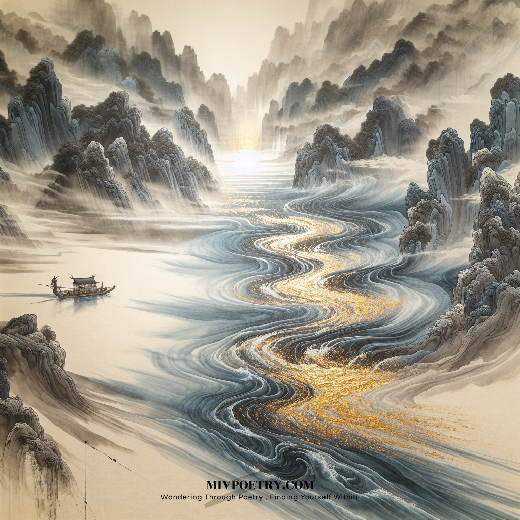 莫道谗言如浪深
莫言迁客似沙沉
千淘万漉虽辛苦
吹尽狂沙始到金