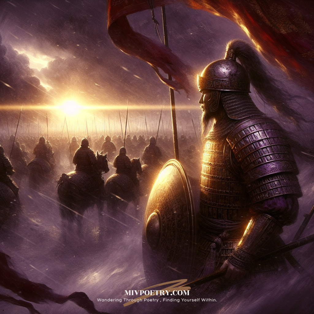 黑云压城城欲摧
甲光向日金鳞开