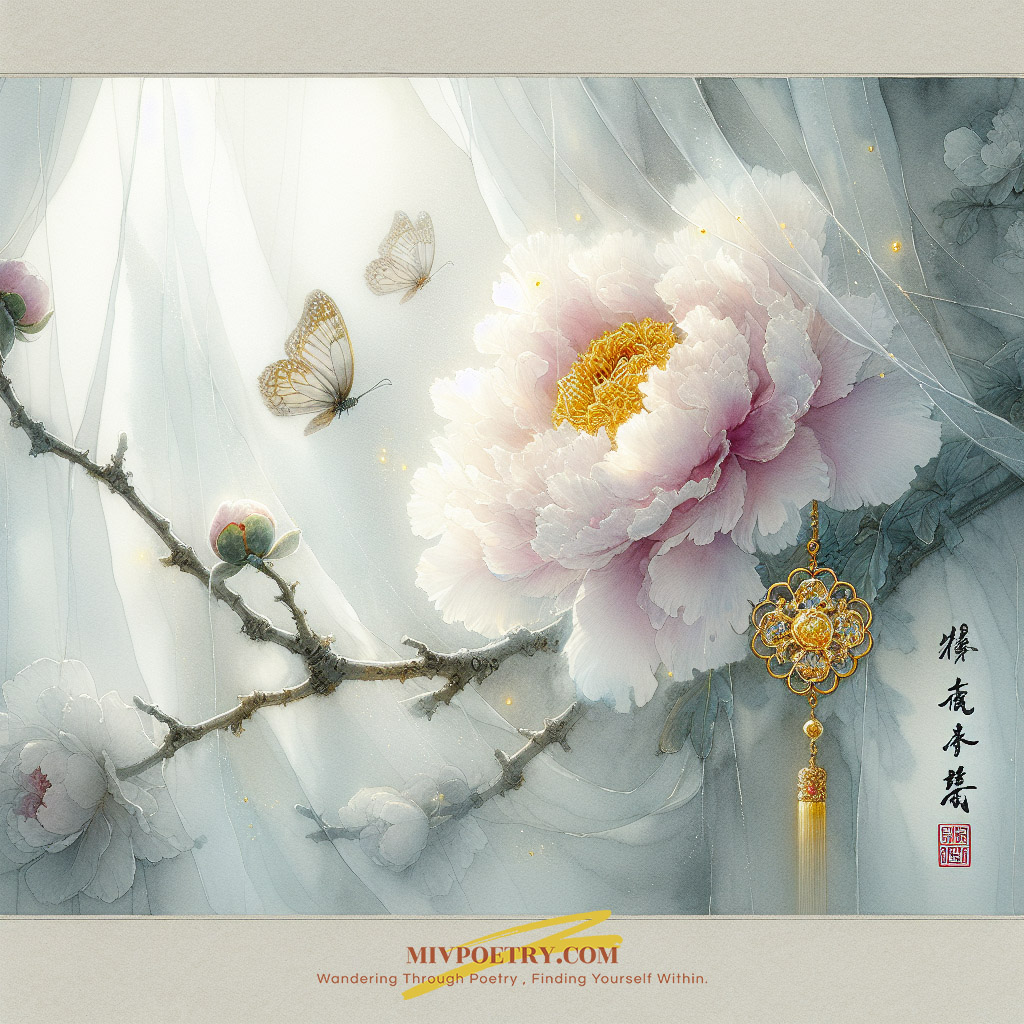 心事竟谁知
月明花满枝