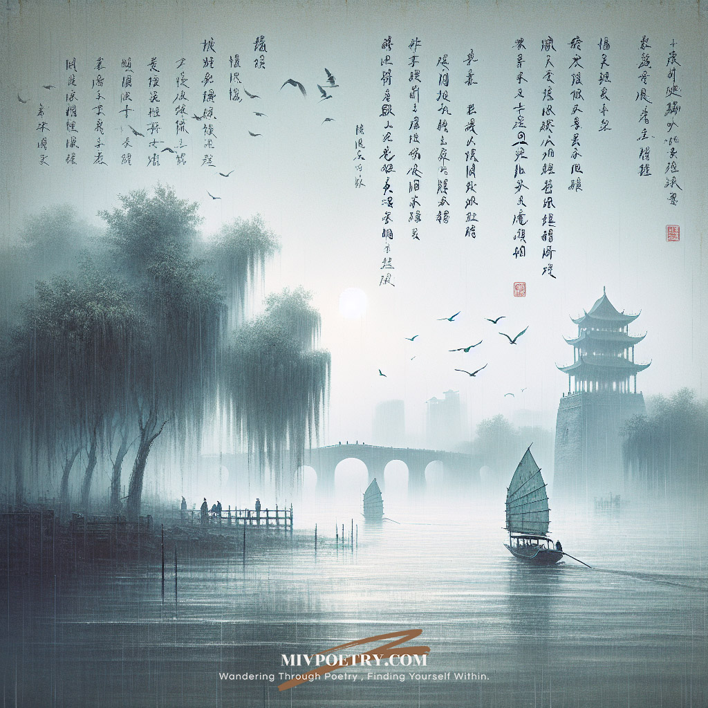 漠漠帆来重
冥冥鸟去迟