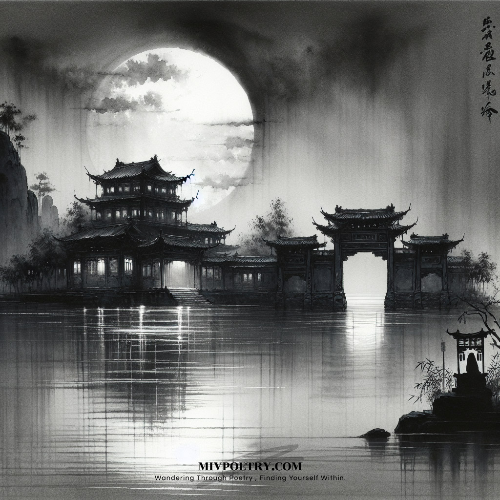 永寿兵来夜不扃
金莲无复印中庭
梁台歌管三更罢
犹自风摇九子铃