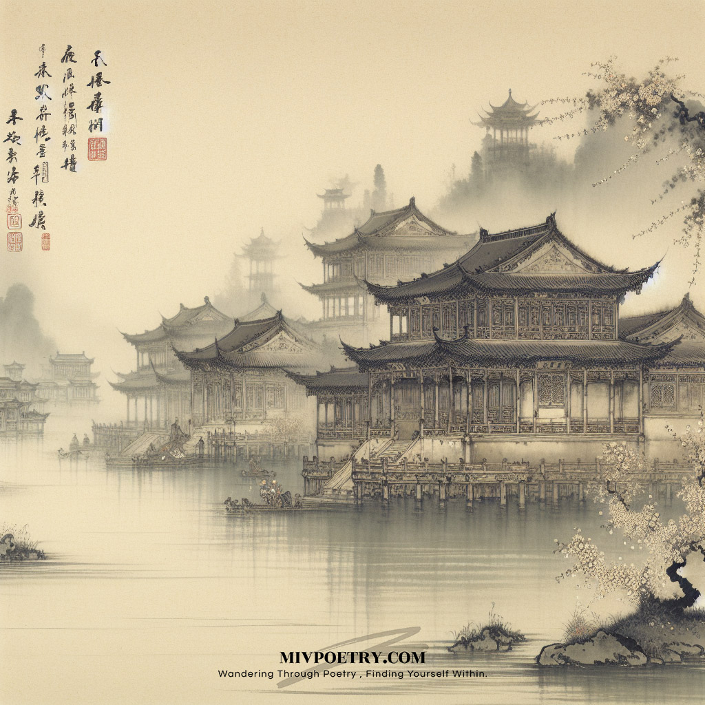 乘兴南游不戒严
九重谁省谏书函
春风举国裁宫锦
半作障泥半作帆