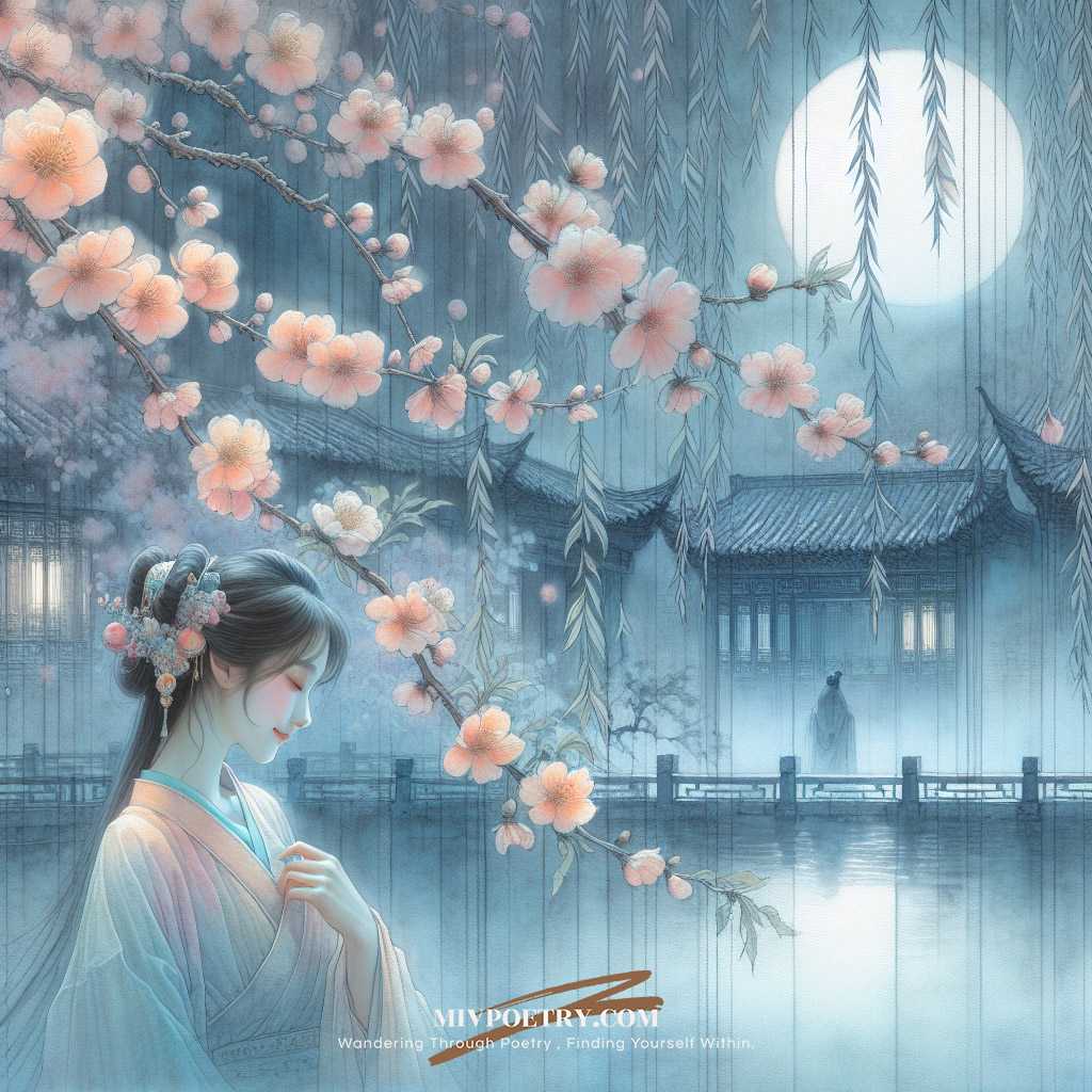 半羞还半喜
欲去又依依