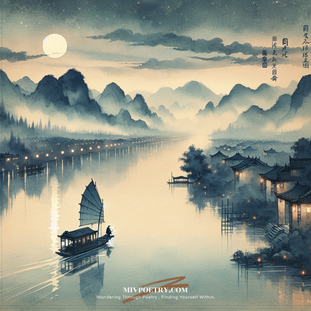 三湘衰鬓逢秋色
万里归心对月明