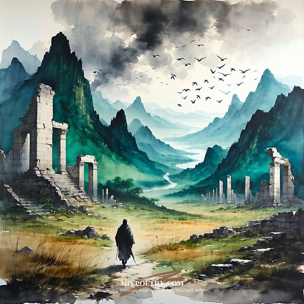 他乡生白发
旧国见青山