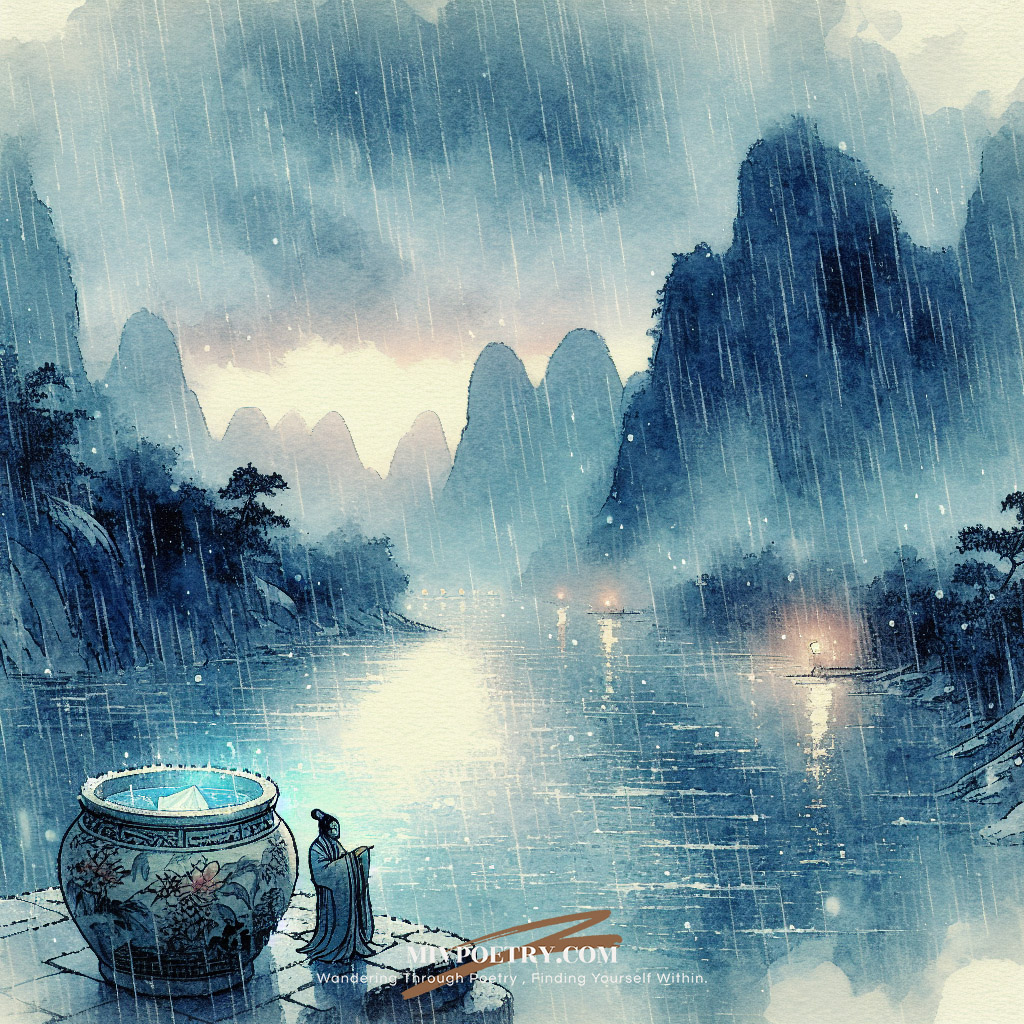 寒雨连江夜入吴
平明送客楚山孤
洛阳亲友如相问
一片冰心在玉壶