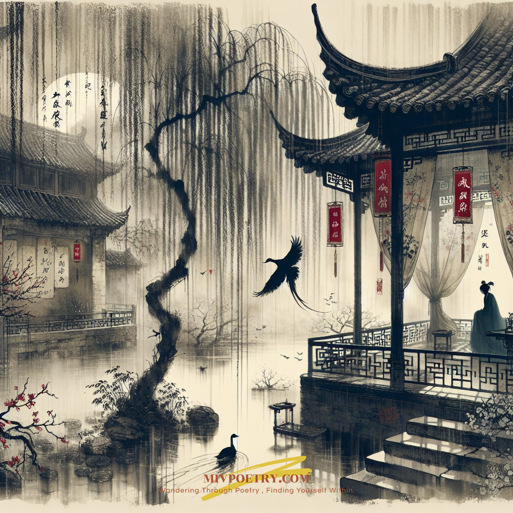 柳丝长
春雨细
花外漏声迢递