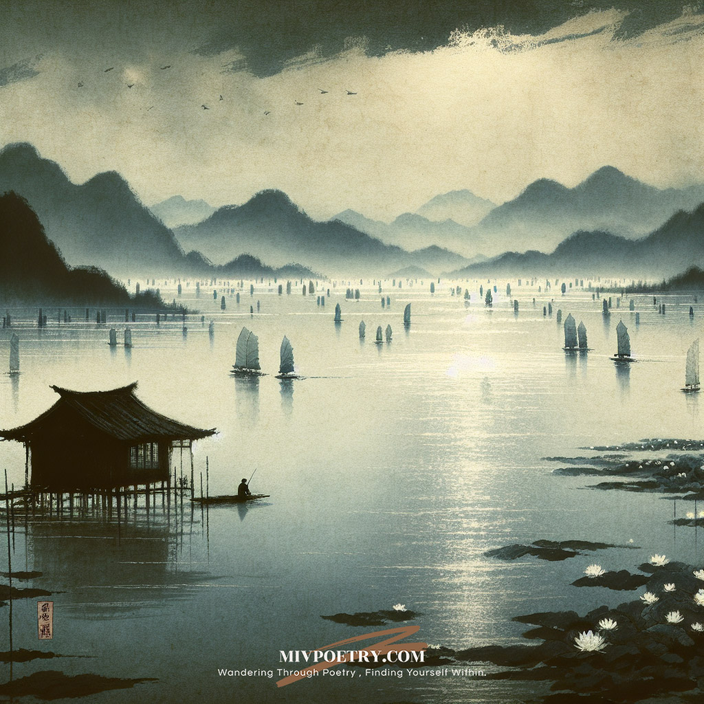 梳洗罢
独倚望江楼
过尽千帆皆不是
斜晖脉脉水悠悠
肠断白蘋洲