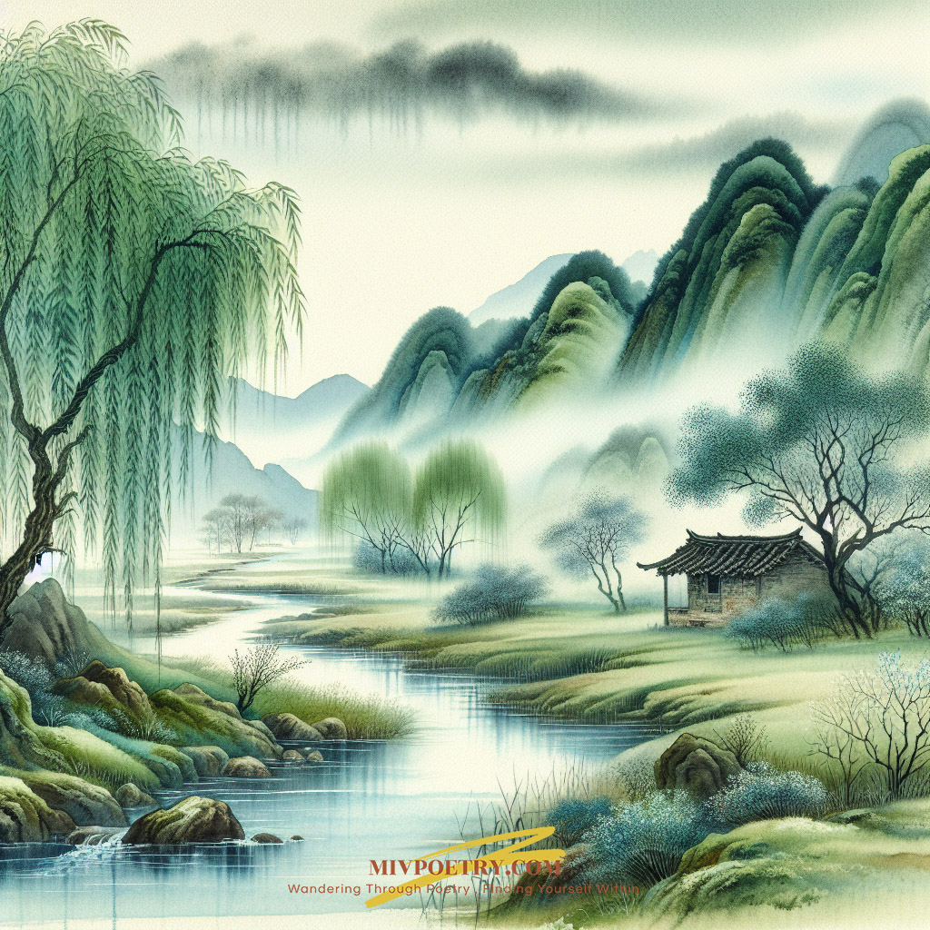 杨柳散和风
青山澹吾虑