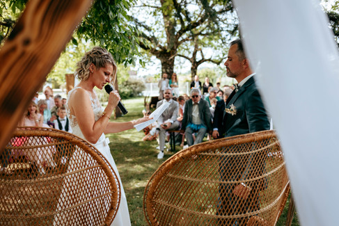 mariage domaine de Pascaud rions cérémonie laique