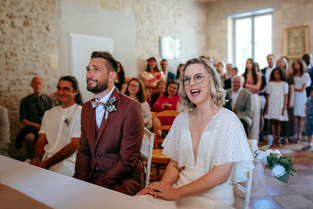 cérémonie civil à saint selve - reportage mariage bordeaux