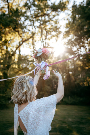 jeu du ruban au domaine de vautrait - photogrpahe mariage en gironde