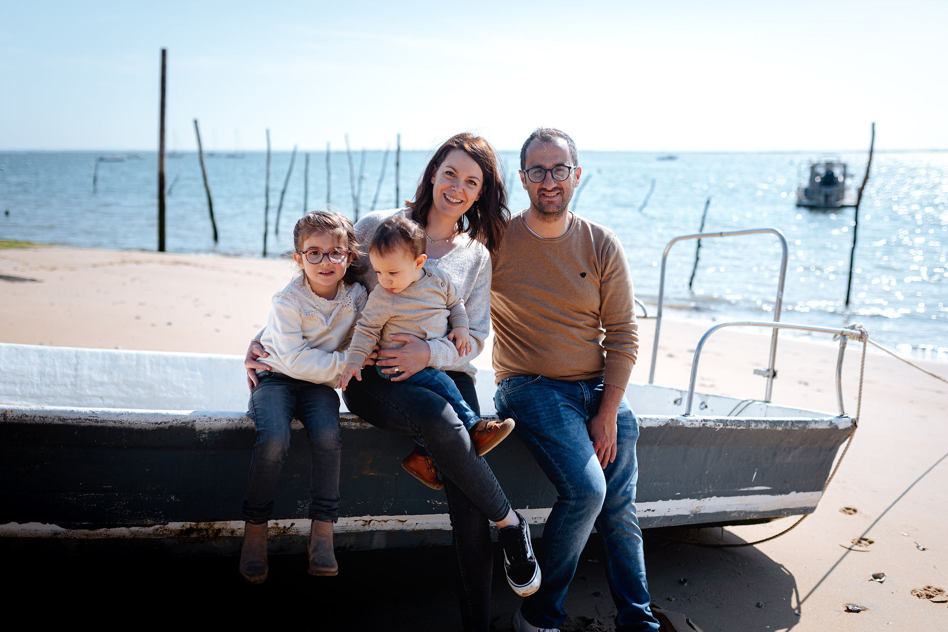séance photo famille au cap ferret