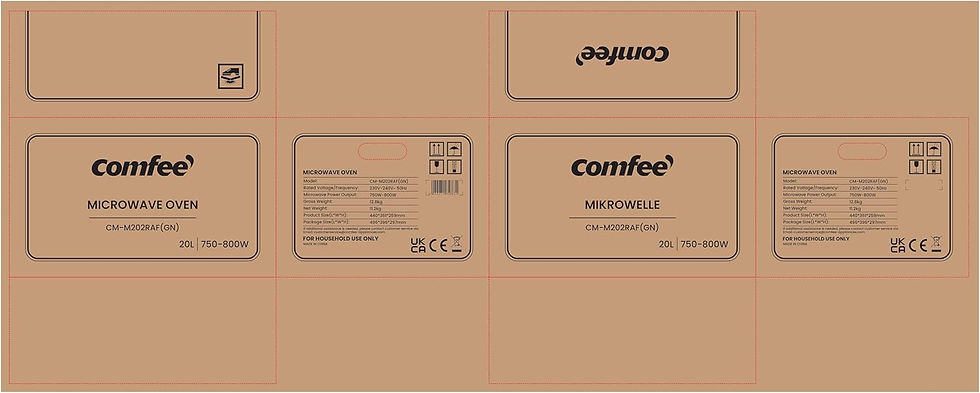 Thumbnail: COMFEE 800w 20L Retro Style CM-M202RAF(GN) - Pastel/Mint Green