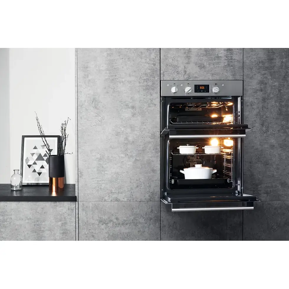 Thumbnail: Hotpoint DD4541IX Built-In Electric Double Oven – Ex-Display (A Grade)