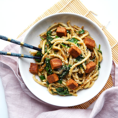 Nouilles Udon Ail & Tofu