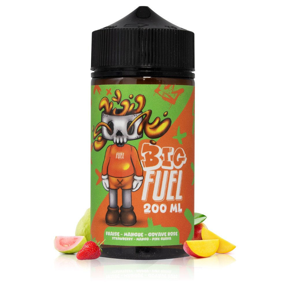 Goyave, Fraise, Mangue 200ml Big Fuel pas cher, e-liquide 200ml