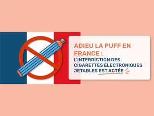 C'est officiel, la puff jetable est interdite. Origine du buzz, coulisses de la loi et guide pratique pour passer au pod rechargeable avec du sel de nicotine.