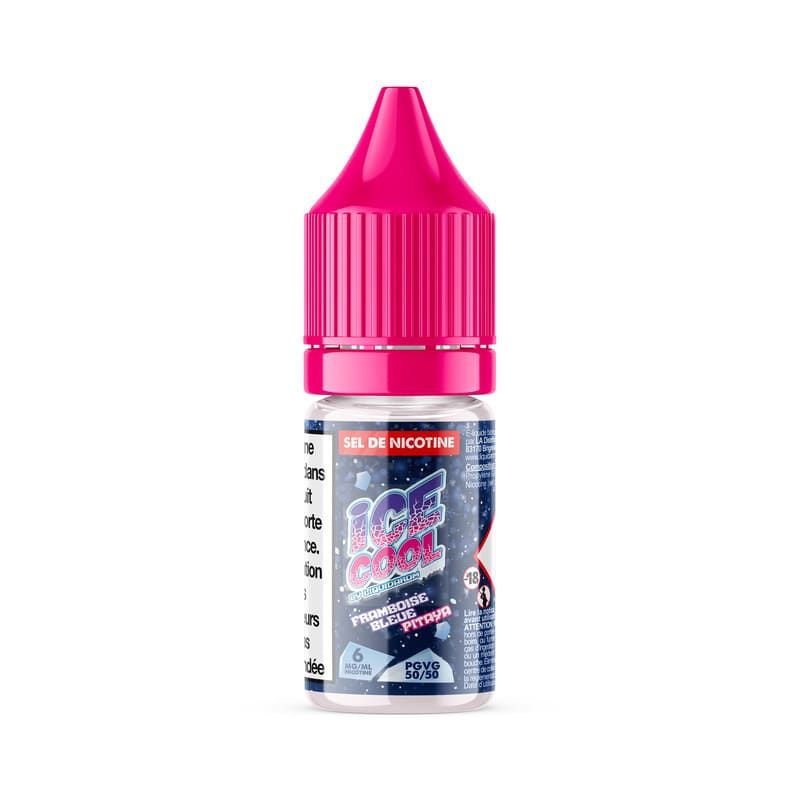 Framboise bleue Pitaya 10ml Ice Cool - Sel de nicotine – Framboise bleue pitaya 6mg