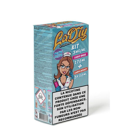 Kit DIY LaDiY 200 ml : faire son e-liquide maison sans calculatrice