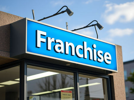 Generic franchise storefront representing a business evaluating an FDD before joining a franchise system.