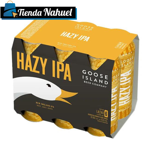 CERVEZA GOOSE ISLAND HAZY IPA 473CC SIX PACK Tienda Nahuel
