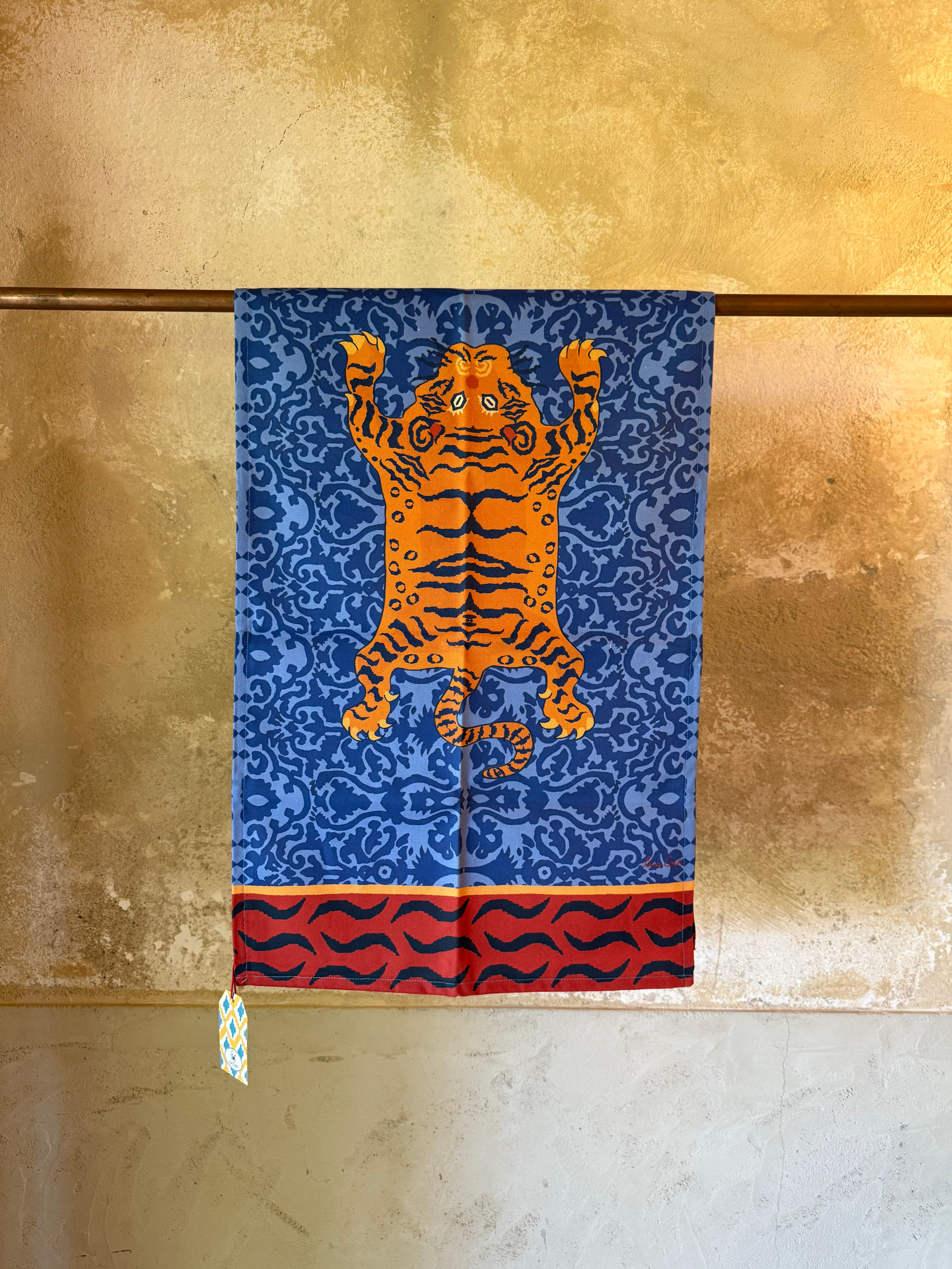 LISA CORTI - Runner/double placemat | indian tiger