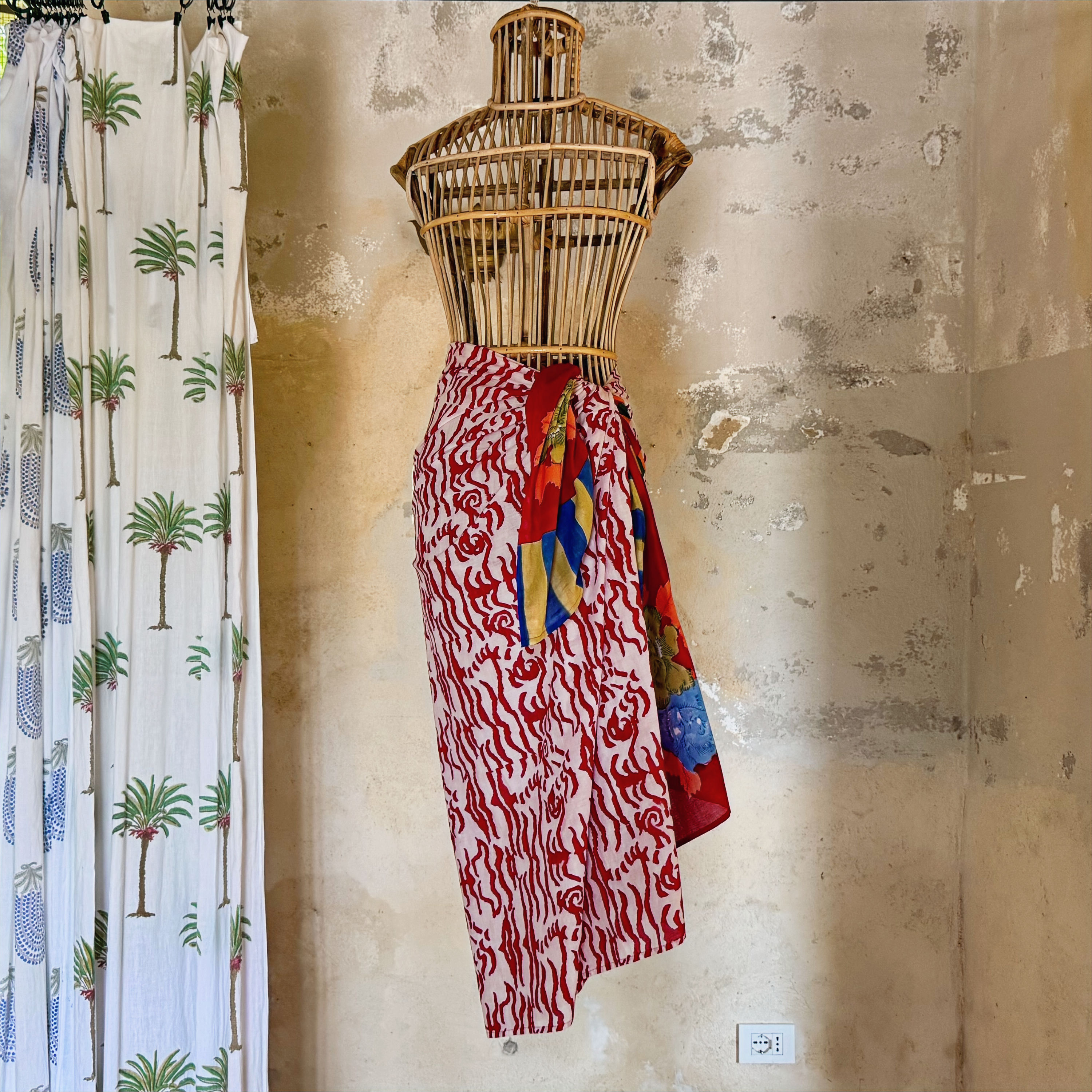 LISA CORTI - Pareo/Sarong | indian tiger red