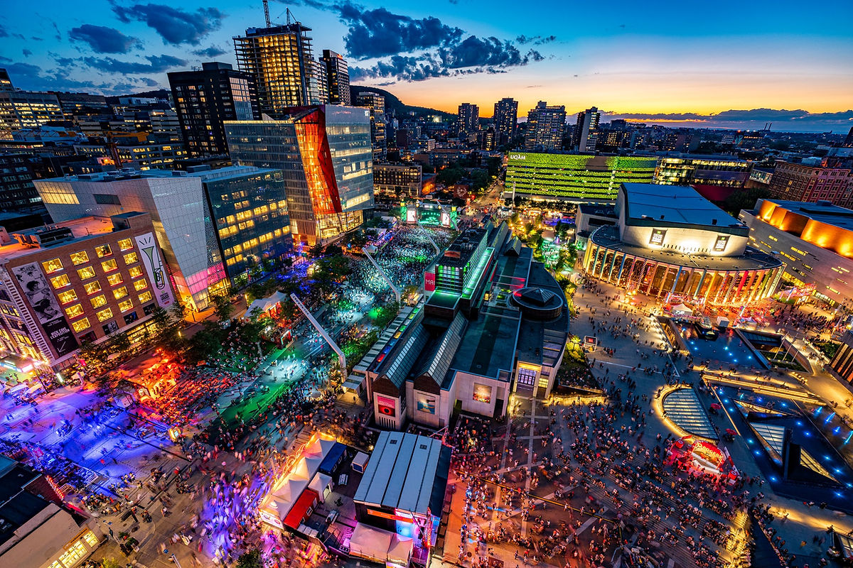 Photo _ Quartier des spectacles de Montréal - Festival International de Jazz de Montréal