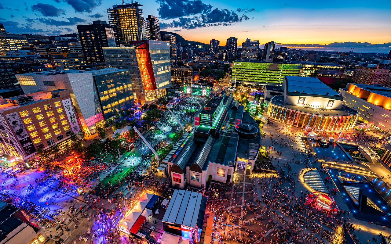 Photo _ Quartier des spectacles de Montréal - Festival International de Jazz de Montréal
