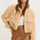 Thumbnail: Sailor Cropped Utility Bomber Jacket