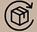 Black and white icon depicting a box with an arrow pointing towards it, symbolizing retail returns.