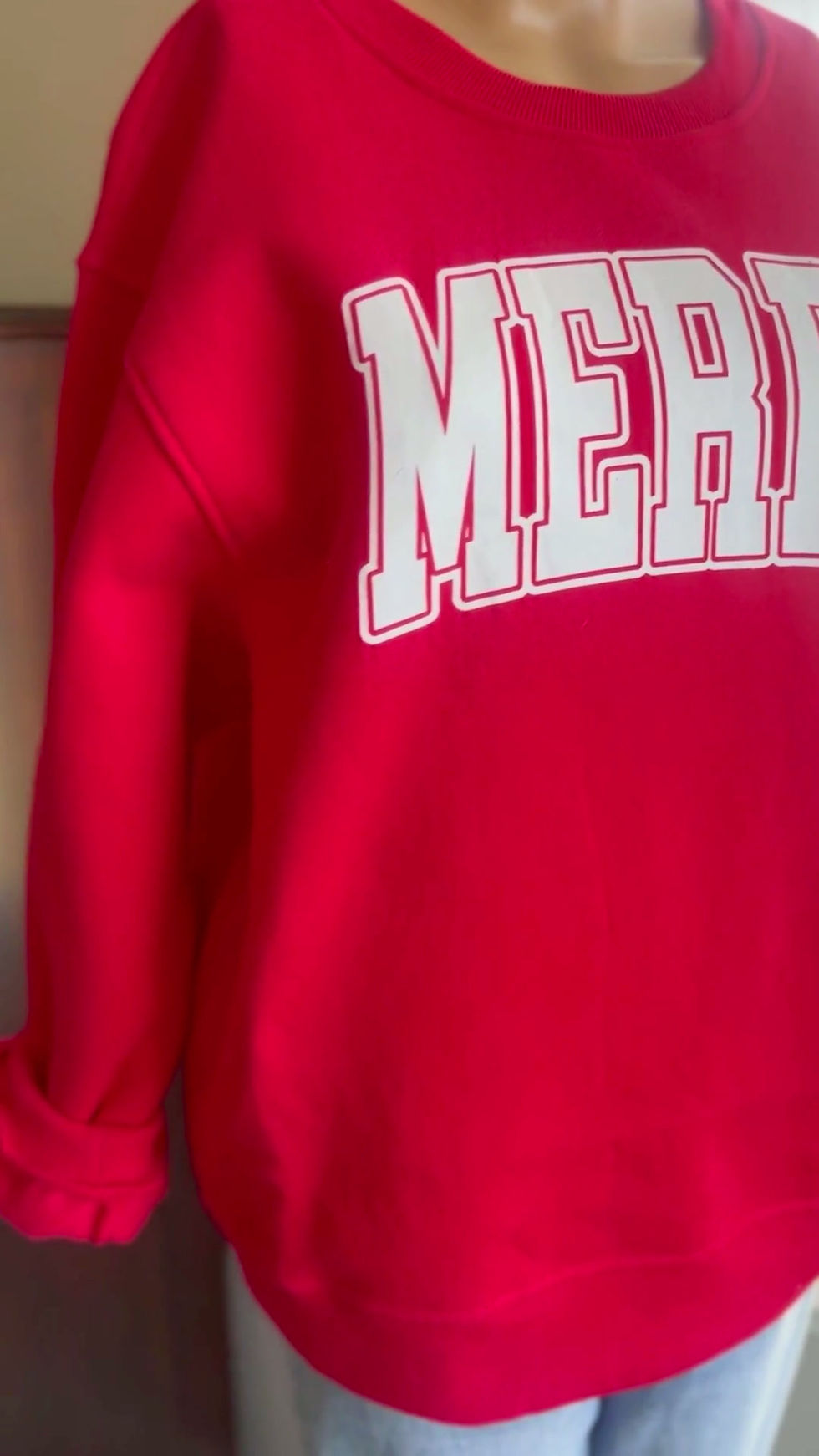 Thumbnail: Merry Red Graphic Sweatshirt